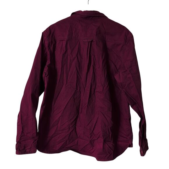 Nike SB Skateboarding Canvas Long Sleeve Button Down Shirt Large Heavy Woven - Picture 3 of 9